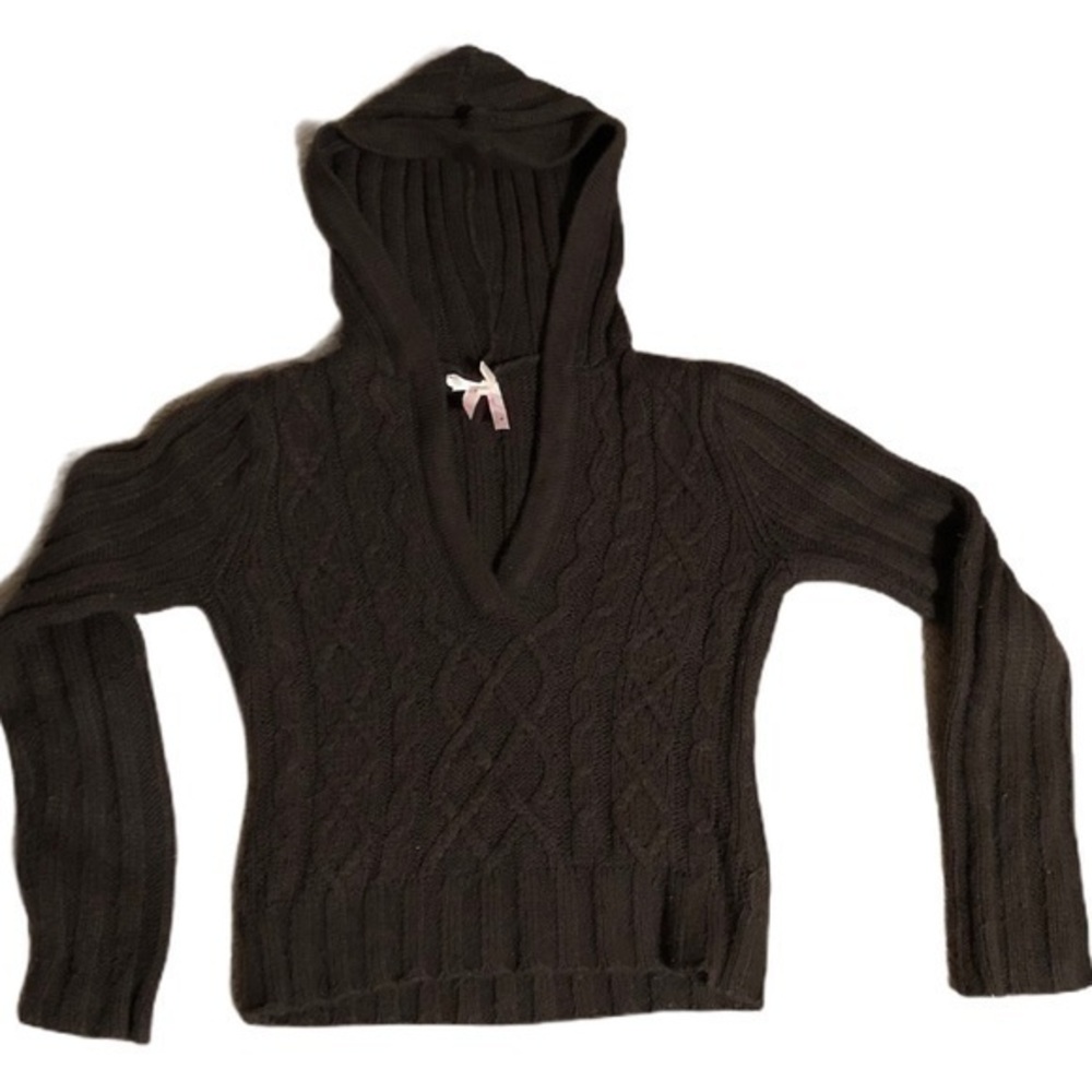 Derek Heart soft brown hooded sweater size medium